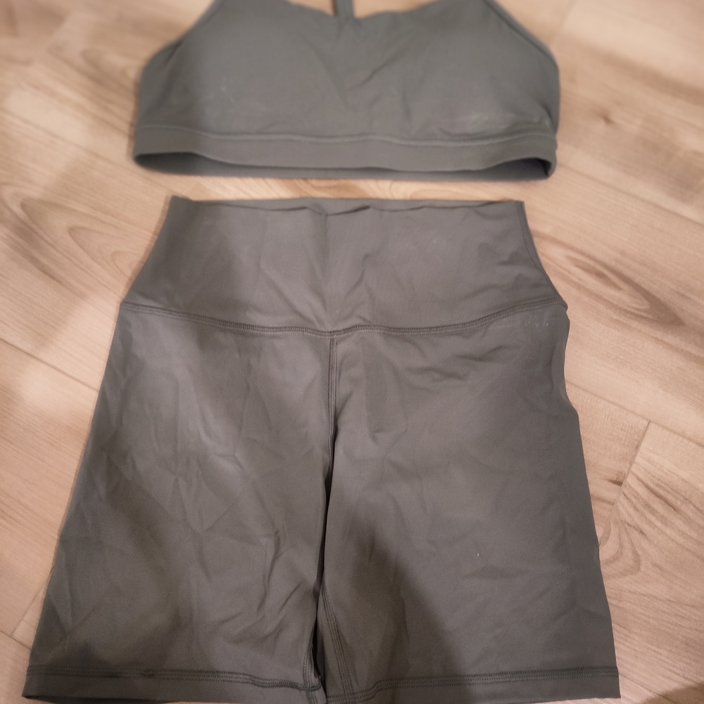 Women's Sage High-Waisted Yoga Set